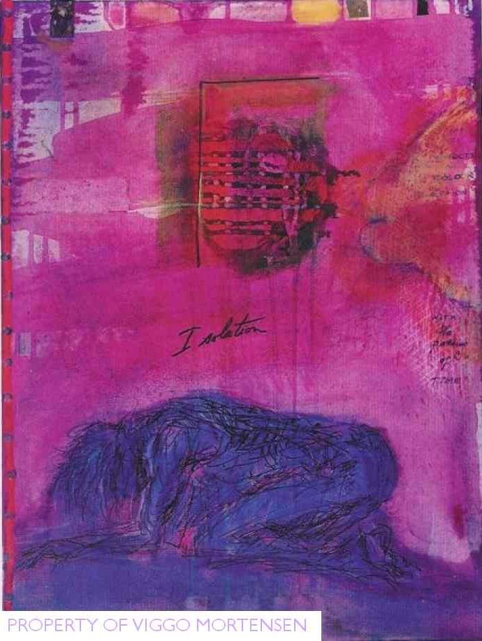 690x917 Isolation And Its Effects - Viggo Mortensen Painting