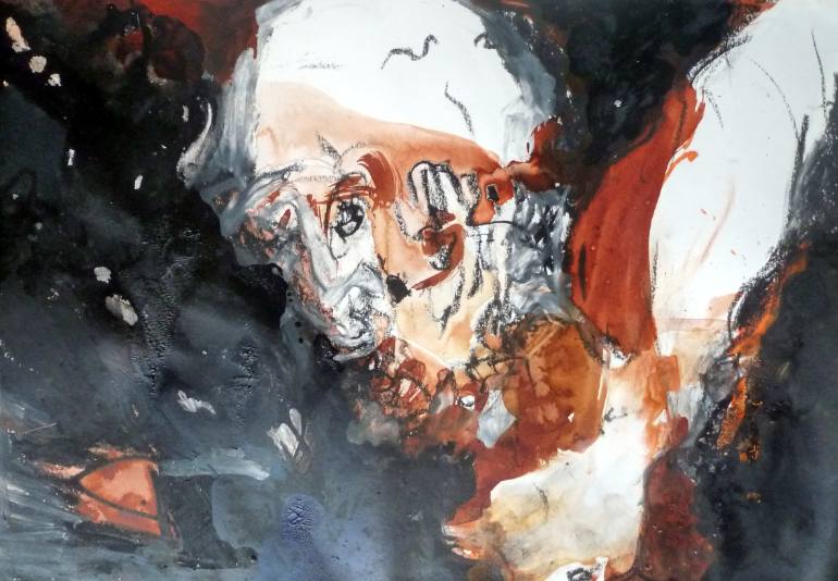 770x534 Saatchi Art Viking Painting By H Schlagen - Viking Painting