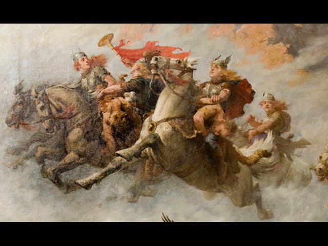 640x480 Norse Mythology Audiobook] Valhalla And The Valkyries Ufu - Viking Valhalla Painting