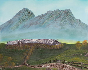 300x238 Valhalla Paintings Fine Art America - Viking Valhalla Painting