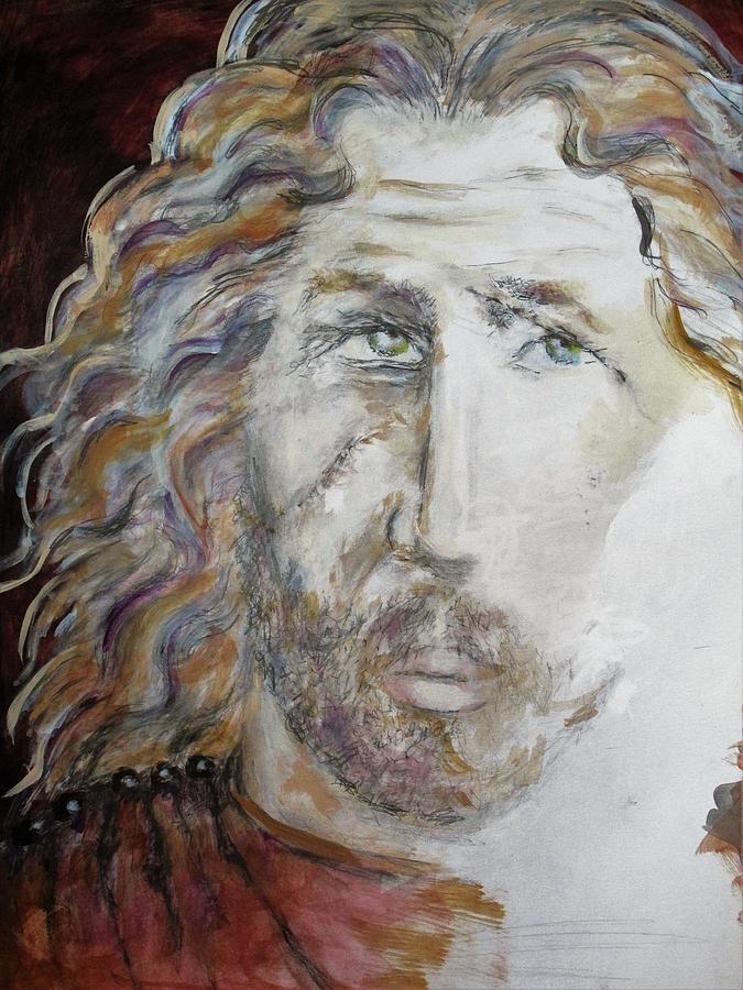 675x900 Viking Warrior Painting By Liz Lafalce - Viking Warrior Painting