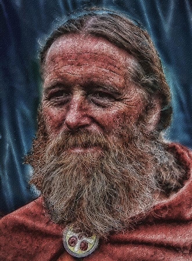 662x900 A Viking Warrior - Viking Warrior Painting