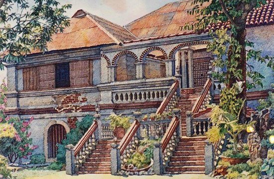 550x359 Facade (Guest Painting) - Villa Painting