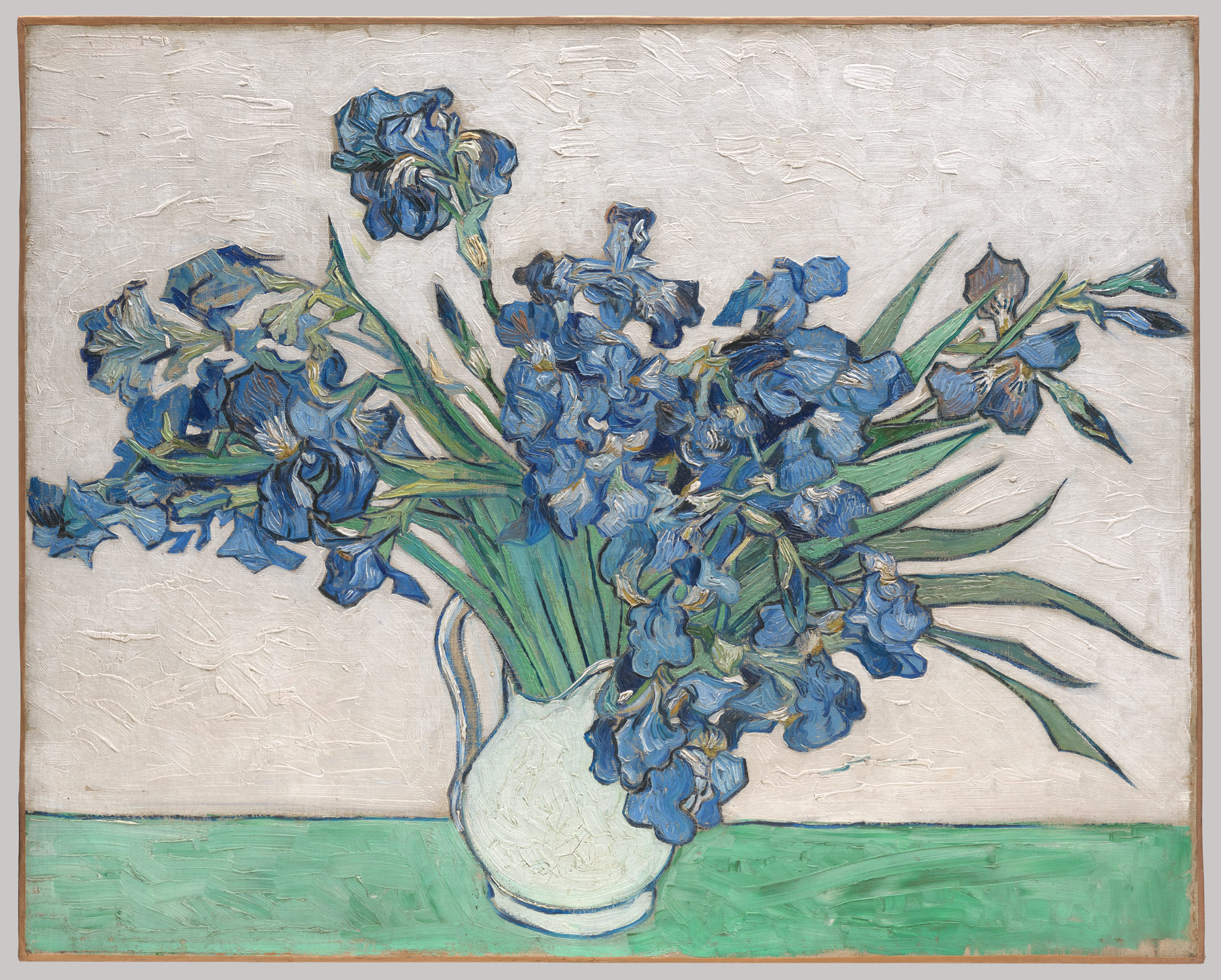 1869x1500 Irises Vincent Van Gogh 58.187 Work Of Art Heilbrunn - Vincent Van Gogh Irises Painting
