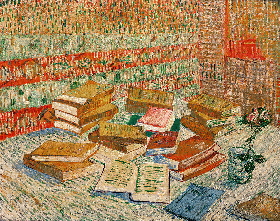 900x711 The Yellow Books Painting By Vincent Van Gogh - Vincent Van Gogh Painting
