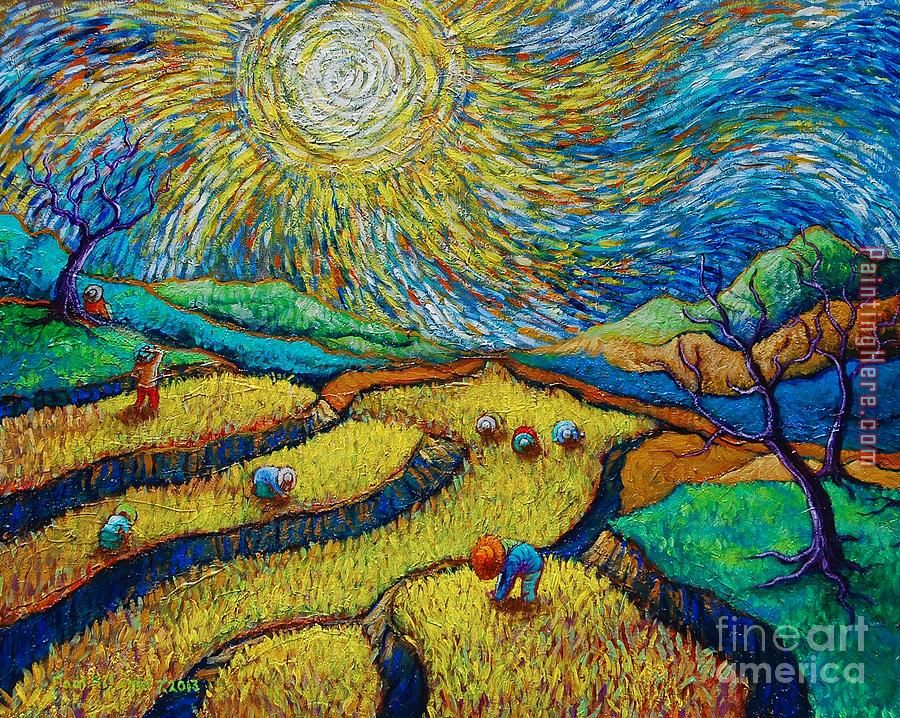 900x718 Vincent Van Gogh Toil Today Dream Tonight Painting Anysize 50% Off - Vincent Van Gogh Painting
