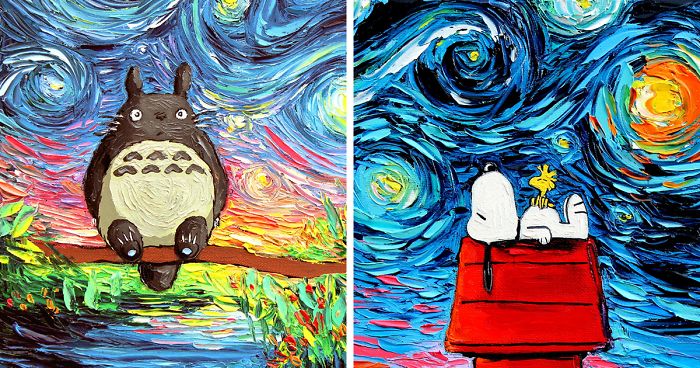 700x368 Artist's Painting Gets Mistaken For A Van Gogh, So She Creates - Vincent Van Gogh Painting Style