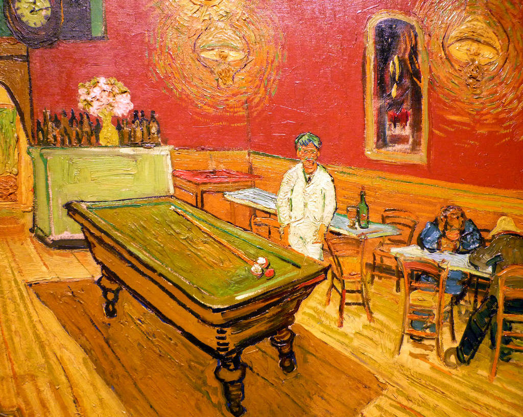 Vincent Van Gogh Pool Table Painting at PaintingValley.com | Explore 