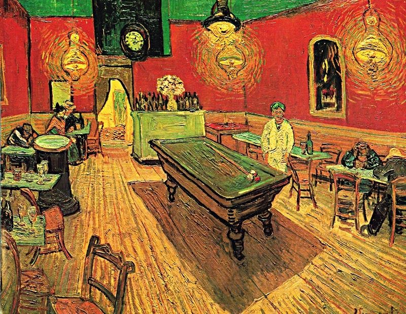 Vincent Van Gogh Pool Table Painting at Explore