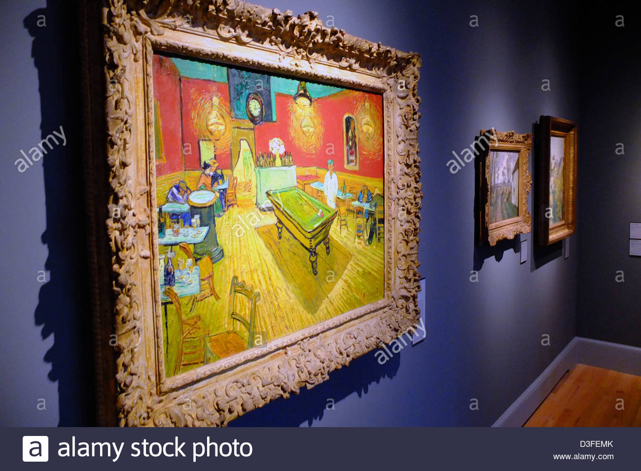 1300x955 Vincent Van Gogh Night Cafe With Pool Table Painting In The Yale - Vincent Van Gogh Pool Table Painting