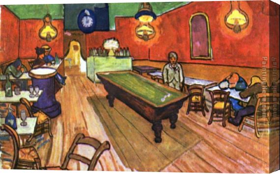 570x355 Vincent Van Gogh The Night Cafe In The Place Lamartine In Arles - Vincent Van Gogh Pool Table Painting