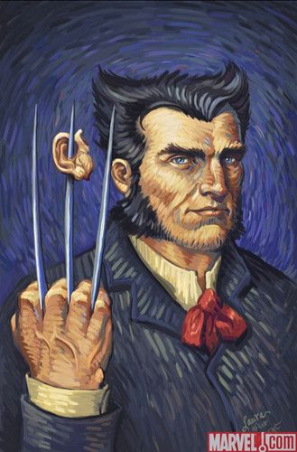 329x500 Wolverine In Van Gogh Style Art For Inspiration - Vincent Van Gogh Style Painting