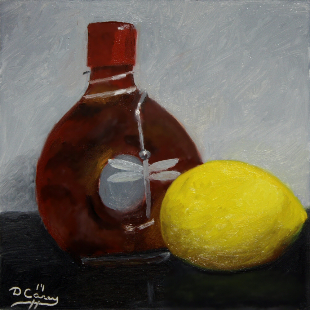 1000x1000 Kitchen Painting Spiced Vinegar And Lemon The Daily Painter - Vinegar Painting