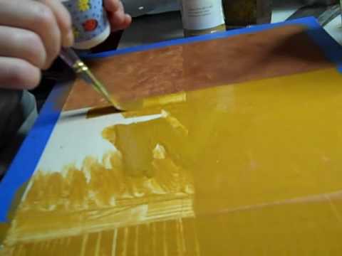 480x360 Vinegar Paint Faux Graining - Vinegar Painting