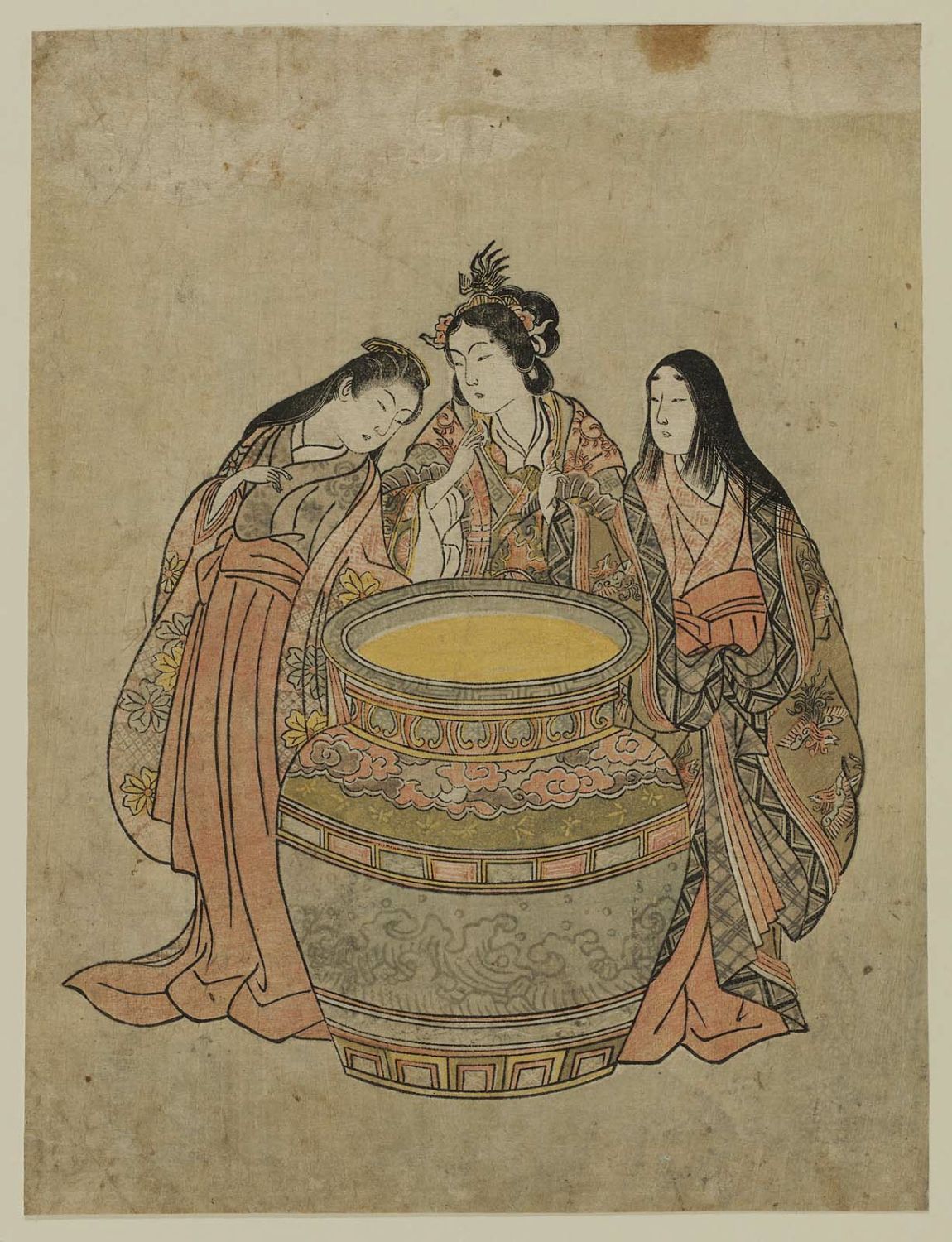 1150x1500 Komatsuken Parody Of The Three Vinegar Tasters - Vinegar Tasters Painting