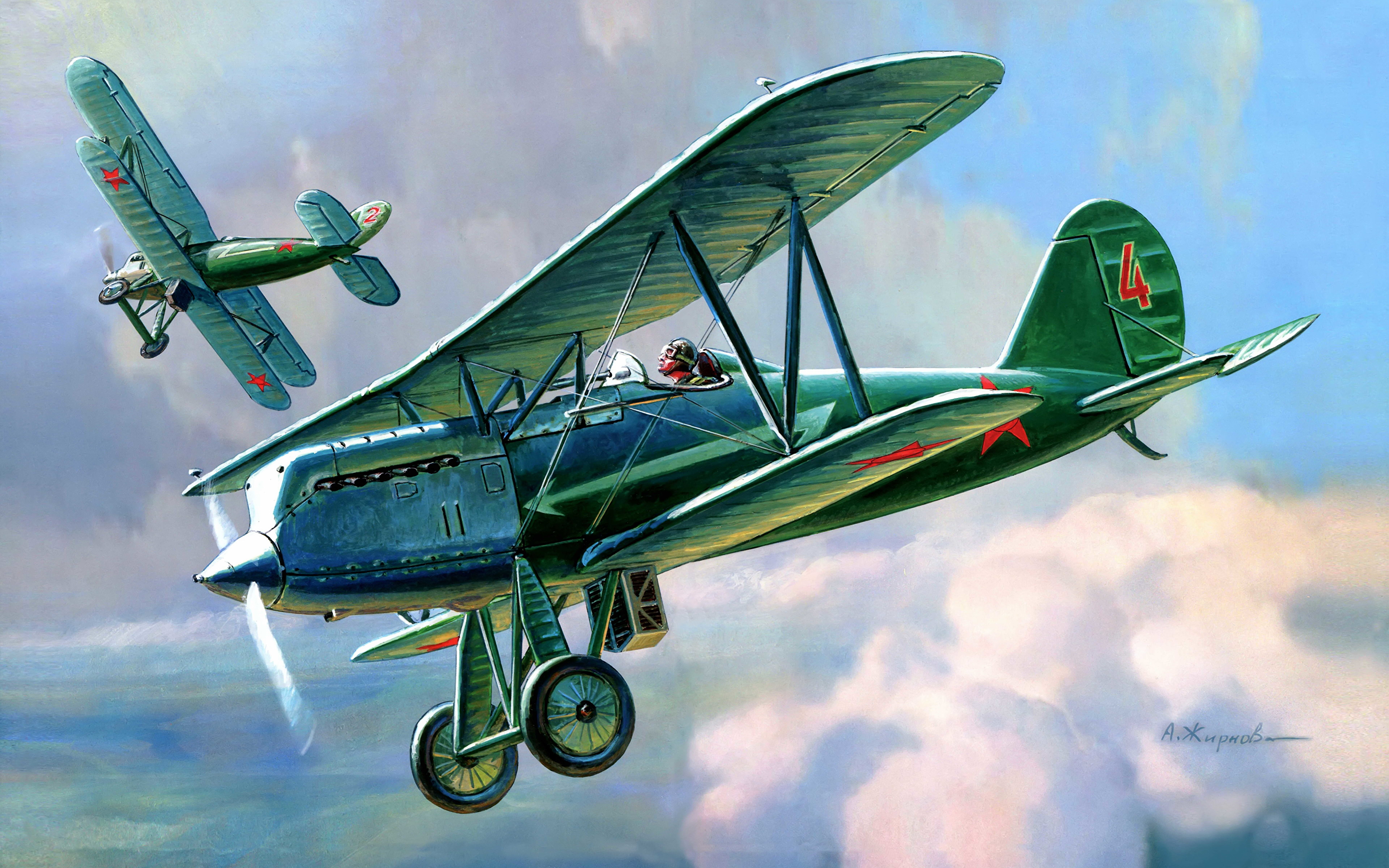 3840x2400 Image Airplane Vintage Painting Art Aviation 3840x2400 - Vintage Airplane Painting