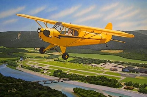 500x330 Aviation Artists - Vintage Airplane Painting