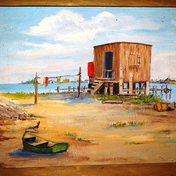 354x354 Best Seashore Paintings Beach Products On Wanelo - Vintage Beach Painting