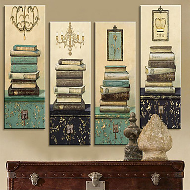 384x384 Luckydonkey Rakuten Global Market Contemporary Art In Four - Vintage Canvas Painting