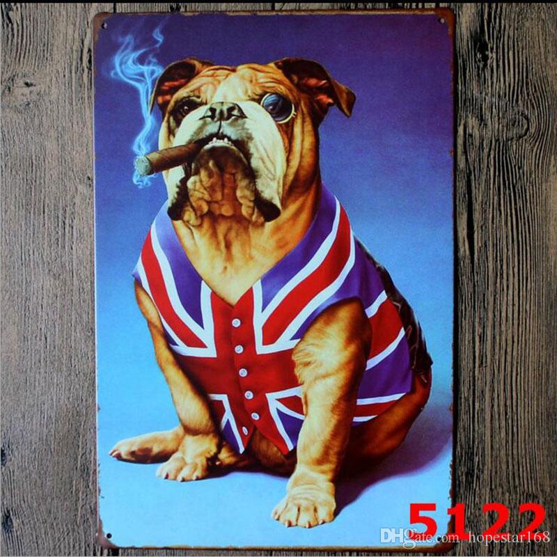 800x800 Discount Cat Dog Monkey Flamingo Vintage Craft Tin Sign Retro - Vintage Cat Painting