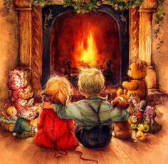 236x230 295 Best Vintage Christmas Paintings, Post Cards, Cards Etc Images - Vintage Christmas Painting