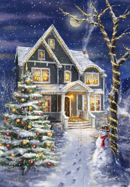 450x647 6229 Best Christmas Board Images On Xmas, Christmas - Vintage Christmas Painting