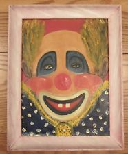 Vintage Clown Painting