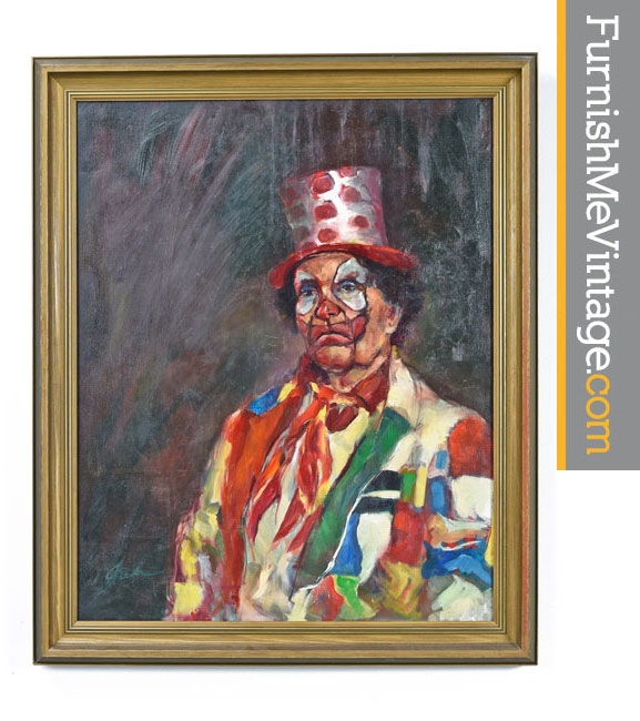 Vintage Clown Painting At PaintingValley Com Explore Collection Of   Vintage Clown Painting 11 