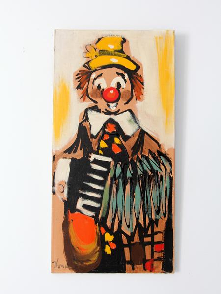 450x600 Vintage Clown Painting 86 Vintage - Vintage Clown Painting