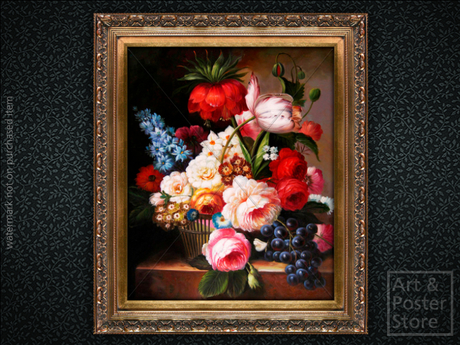 460x345 Second Life Marketplace - Vintage Floral Painting