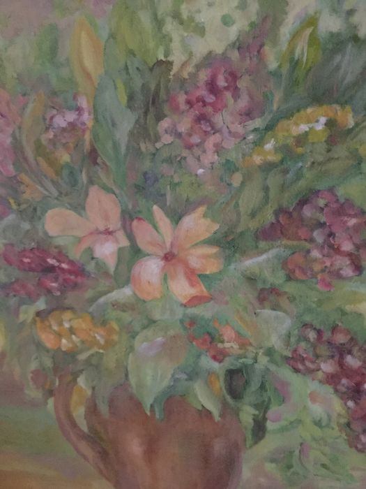 525x700 Vintage Floral Paintings - Vintage Floral Painting