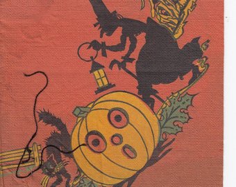 340x270 Vintage Halloween Etsy - Vintage Halloween Painting