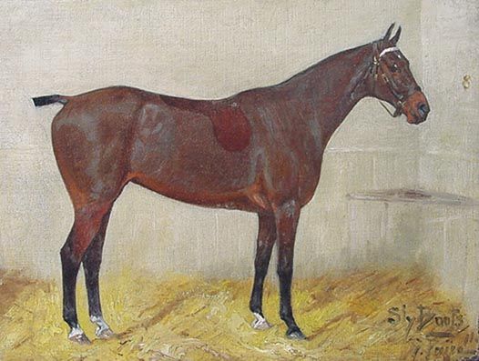 526x397 Horse Art George Paice Antique Horse Painting - Vintage Horse Painting