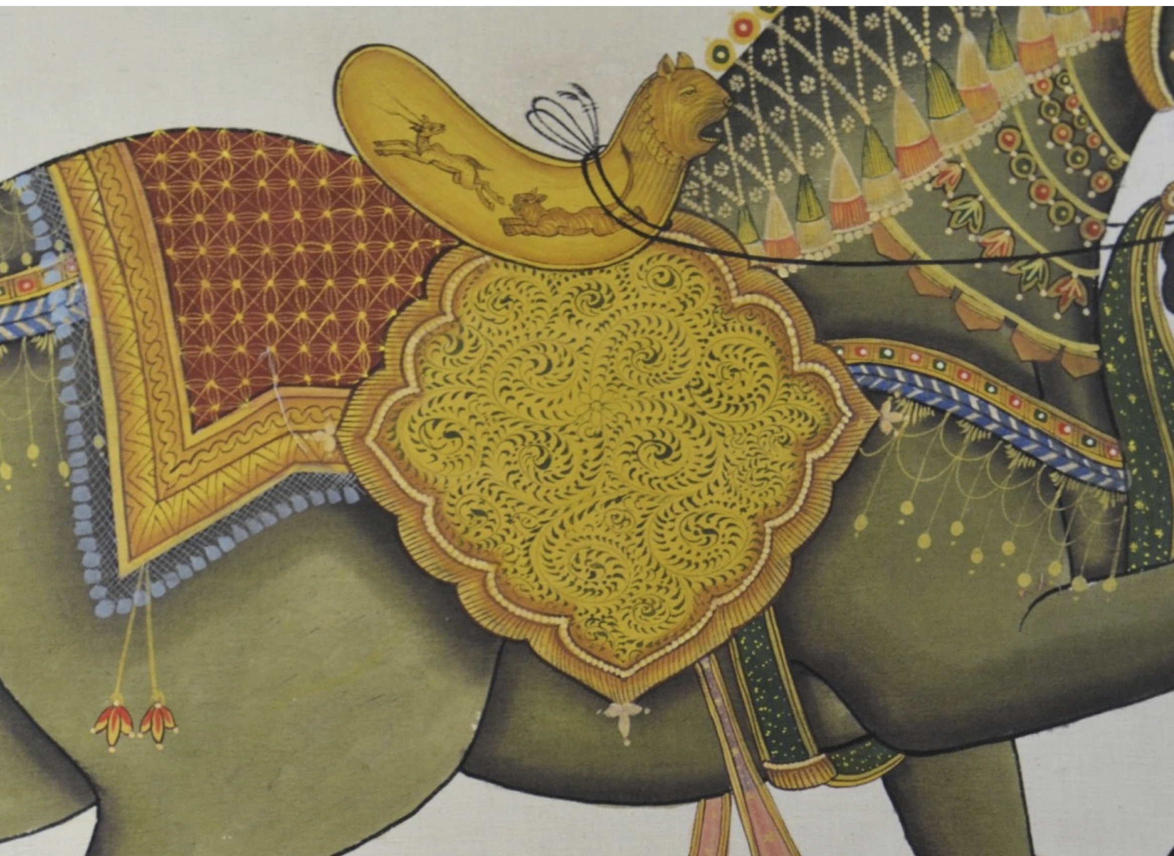 2337x1704 Vintage Horse Painting On Cloth Ii Omero Home - Vintage Horse Painting