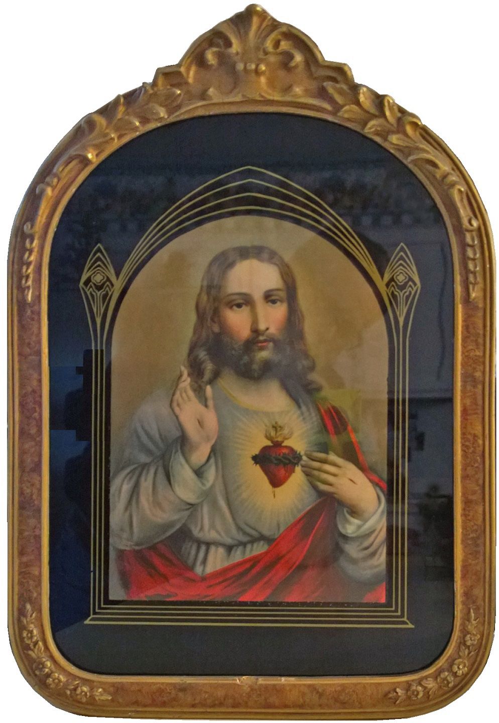 Vintage Jesus Painting