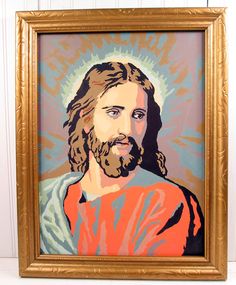 236x285 Mary And Baby Jesus Take A Number, Please. Baby - Vintage Jesus Painting