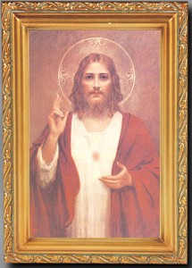 215x300 View All Sacred Heart Prints And Artwork Catholic Faith Store - Vintage Jesus Painting