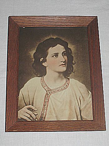 350x466 Vintage Portrait Of Jesus Christ - Vintage Jesus Painting