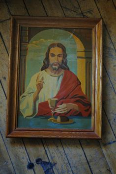 236x355 Vintage Jesus Paint By Number Framed Number And Vintage - Vintage Jesus Painting