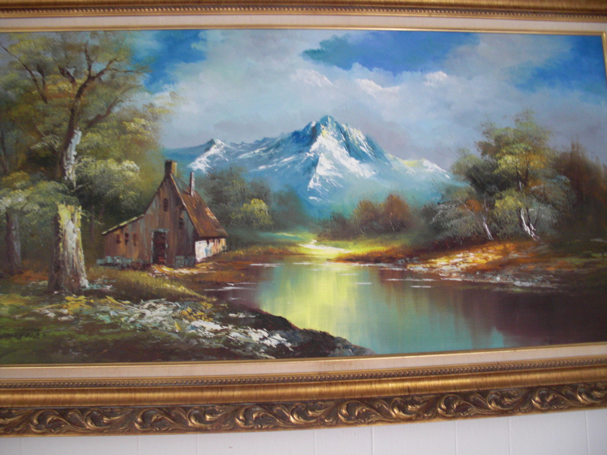 1200x900 Vintage G.whitman Beautiful Landscape Oil Painting Collectors Weekly - Vintage Oil Painting