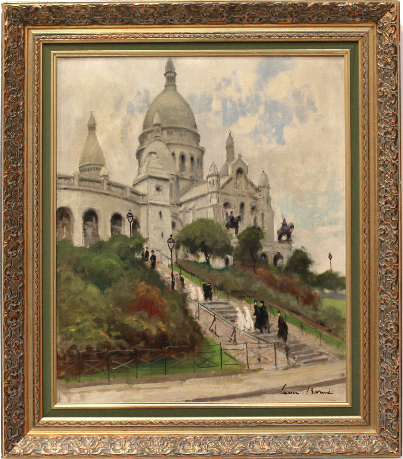 1316x1500 Vintage Oil Paintings Charming Antique Oil Painting Of The Sacre - Vintage Oil Painting