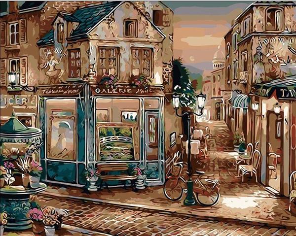 600x479 Diy Painting By Numbers - Vintage Painting