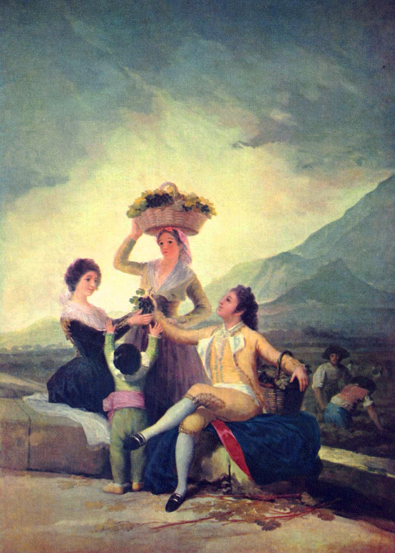 1256x1758 Filethe Vintage, Francisco De Goya.jpg - Vintage Painting
