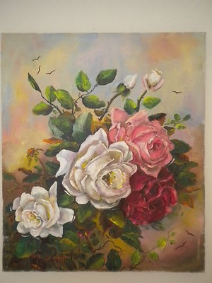 300x400 Vintage Rose Painting Chic - Vintage Rose Painting