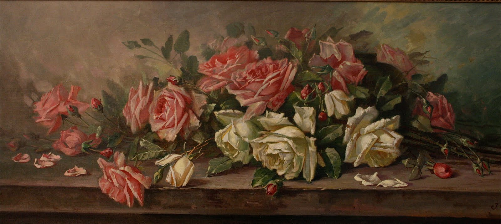 Vintage Rose Painting At Explore Collection Of