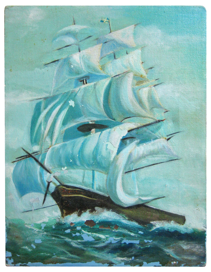 Vintage Ship Painting At PaintingValley.com | Explore Collection Of ...