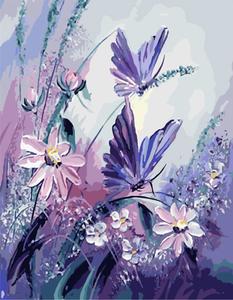 233x300 Violet Butterflies In The Fields - Violet Painting