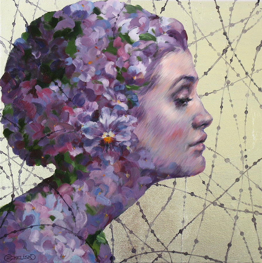 896x900 Violet Painting By Oksana Zhelisko - Violet Painting