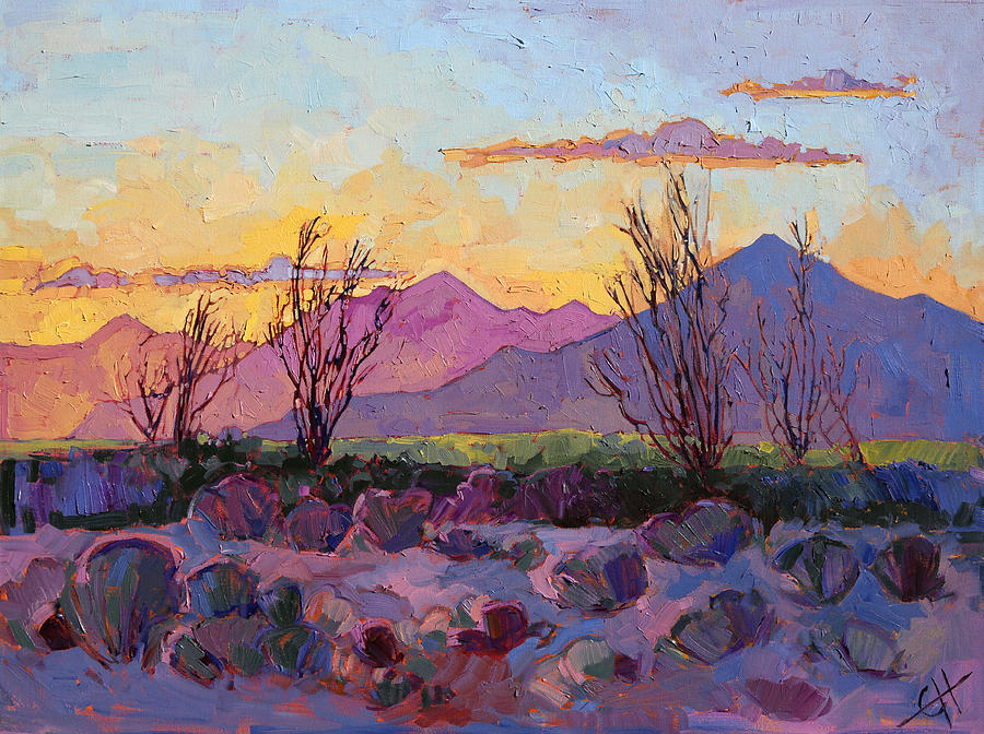 900x672 Violet Point Painting By Erin Hanson - Violet Painting
