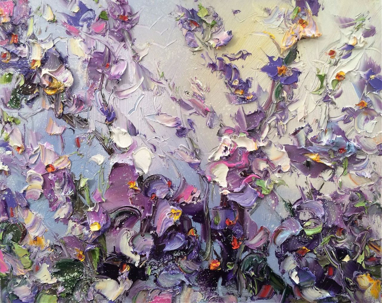 1280x1017 Violets, Artsy - Violet Painting
